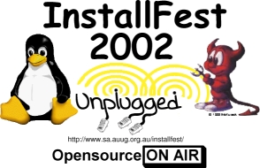 Installfest 2002: Unplugged Logo